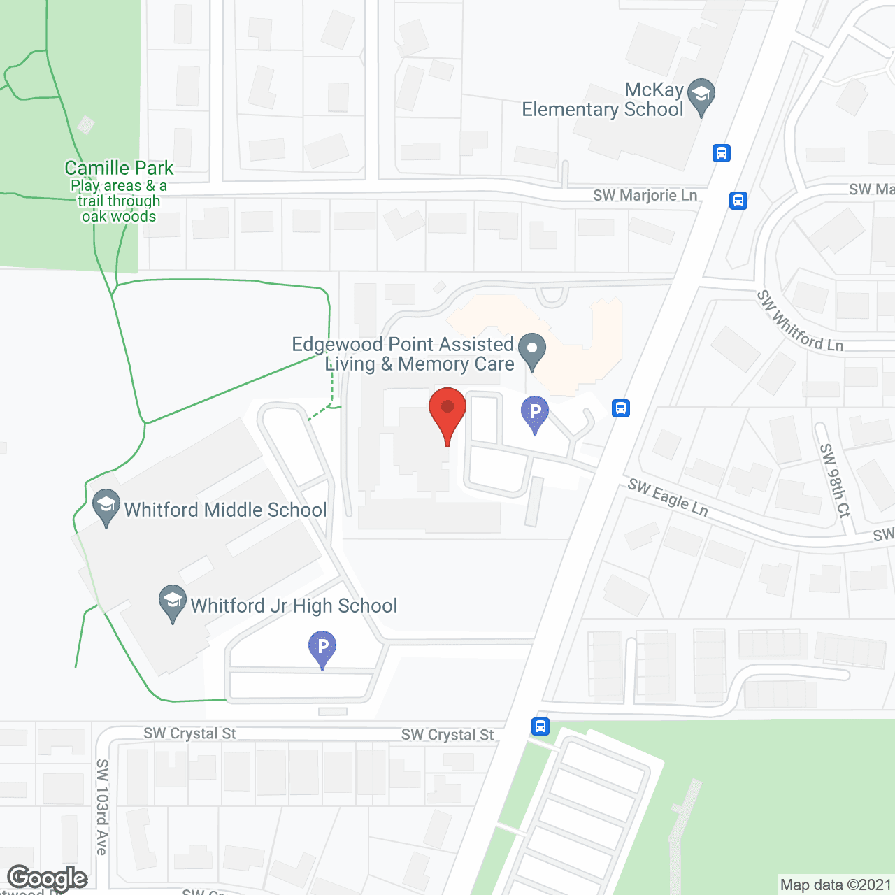 Map of the neighborhood around Holiday Edgewood Downs