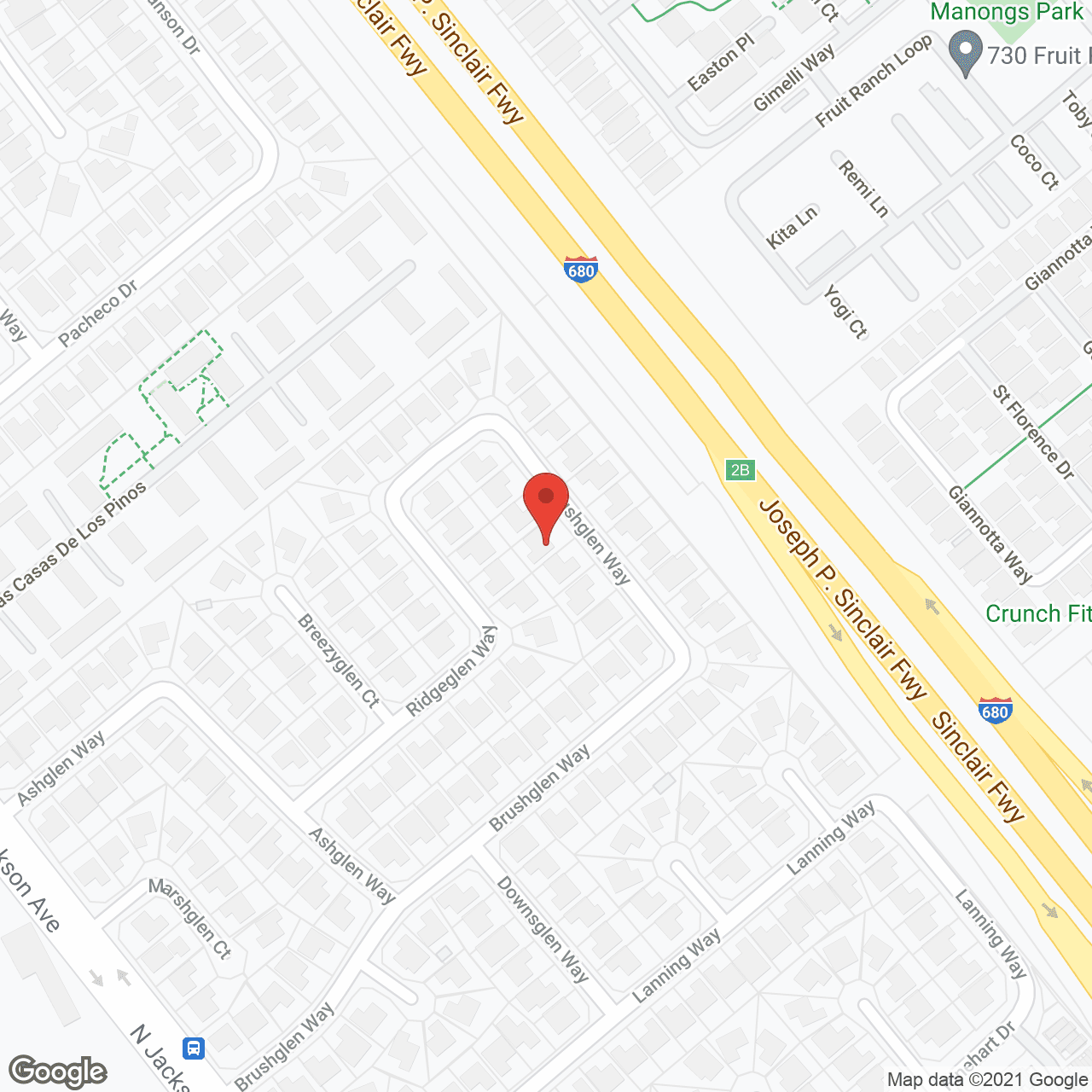 Map of the neighborhood around Anita's Residential Care Home