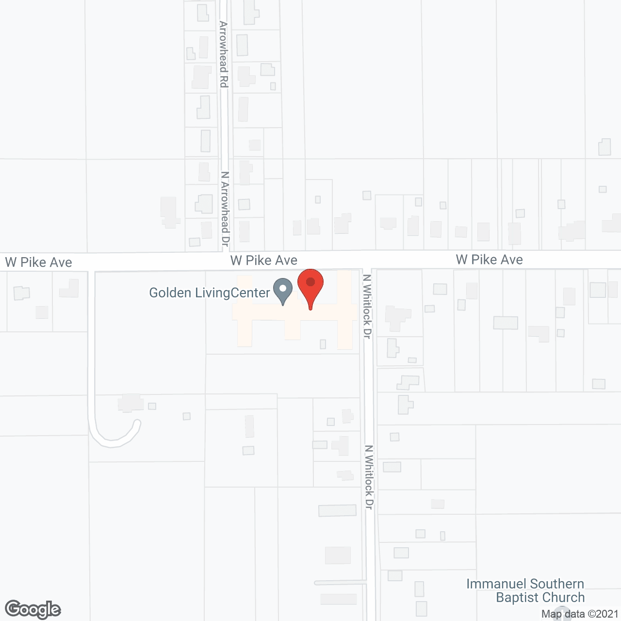 Map of the neighborhood around Golden LivingCenter - Petersburg