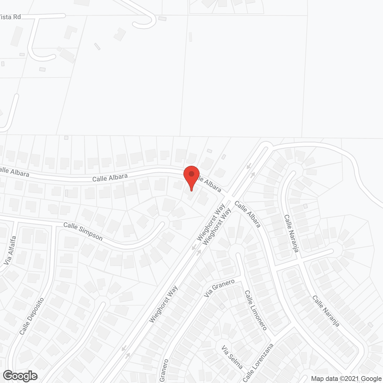 Map of the neighborhood around Rancho San Diego Board and Care I