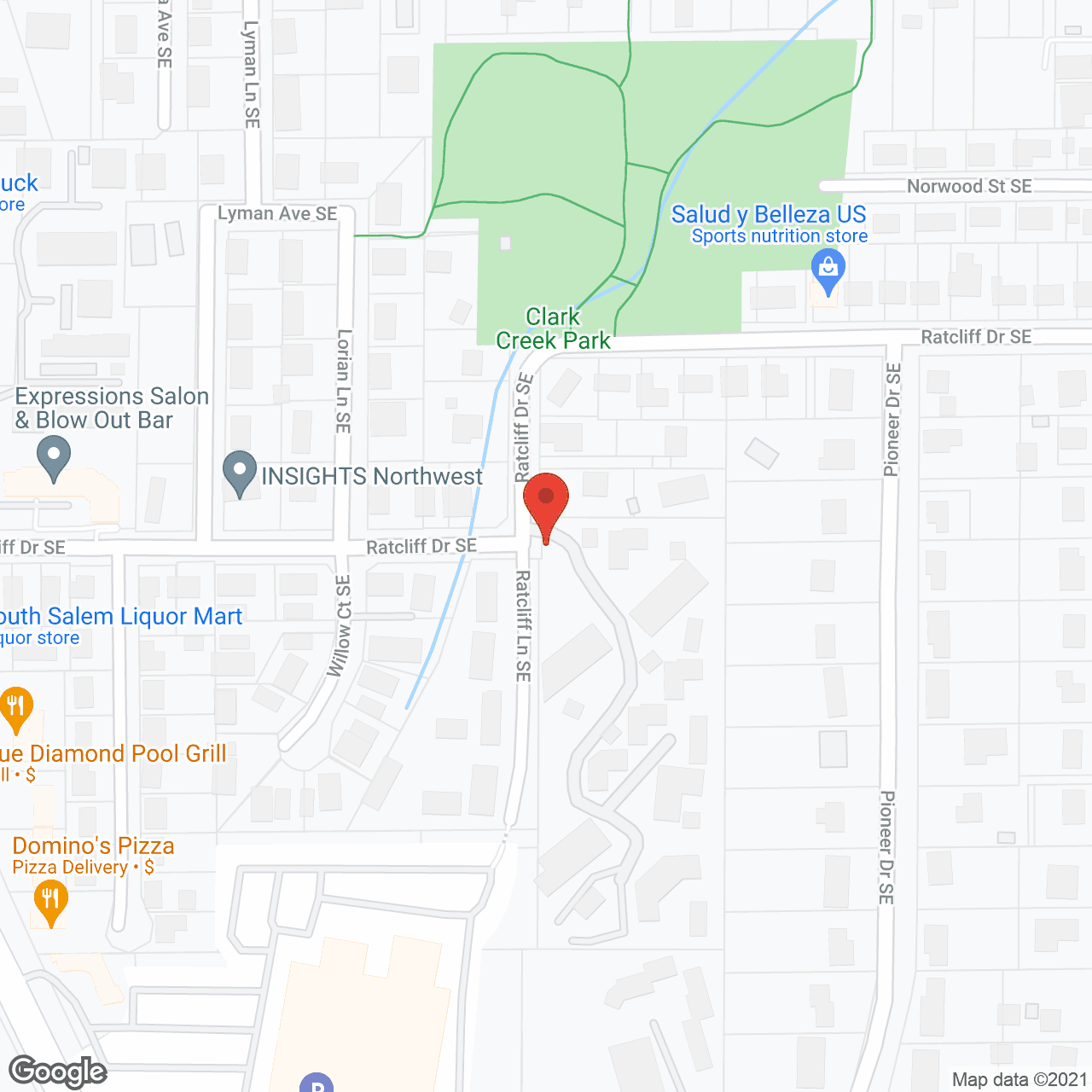 Map of the neighborhood around The Ridge at Madrona Hills