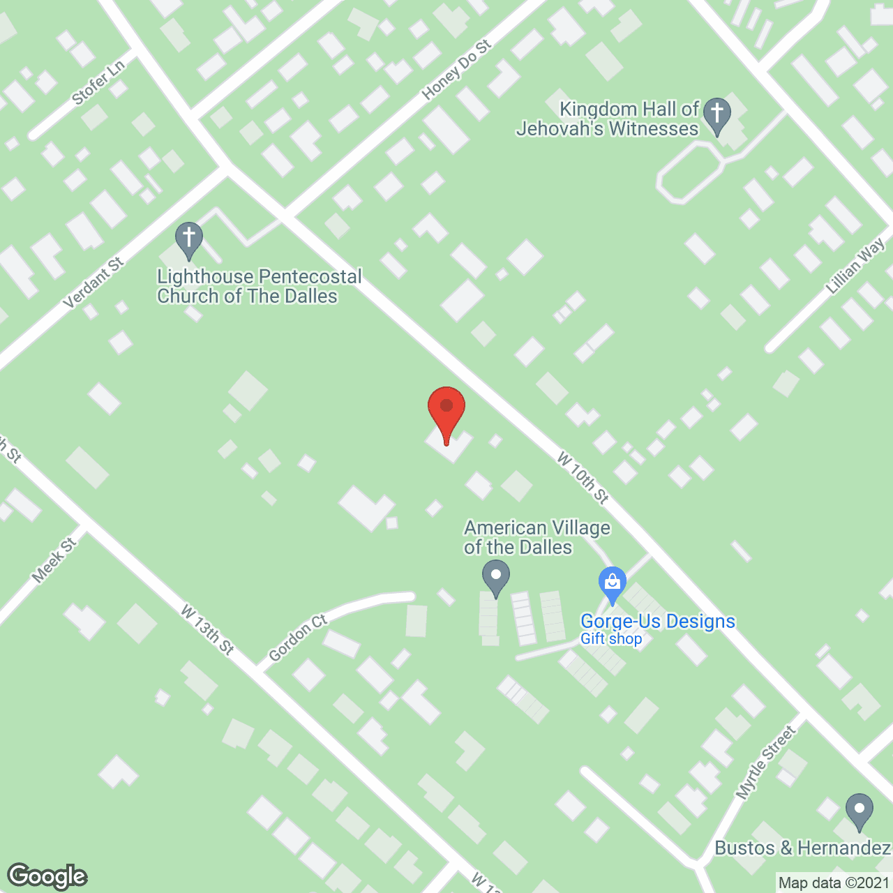 Map of the neighborhood around Cascade Senior Care