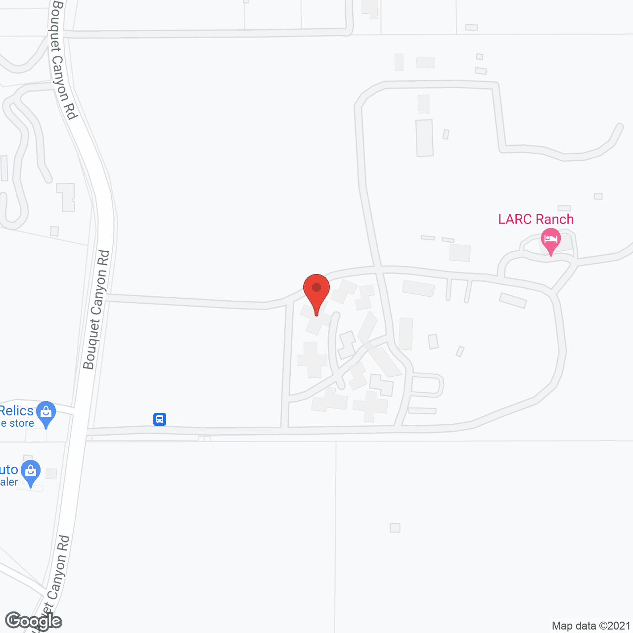 Map of the neighborhood around LARC Foundation