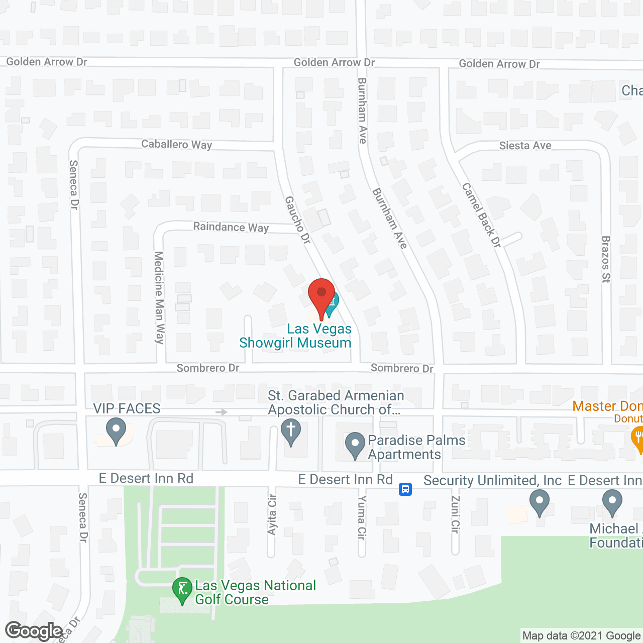 Map of the neighborhood around Adult Care Connections