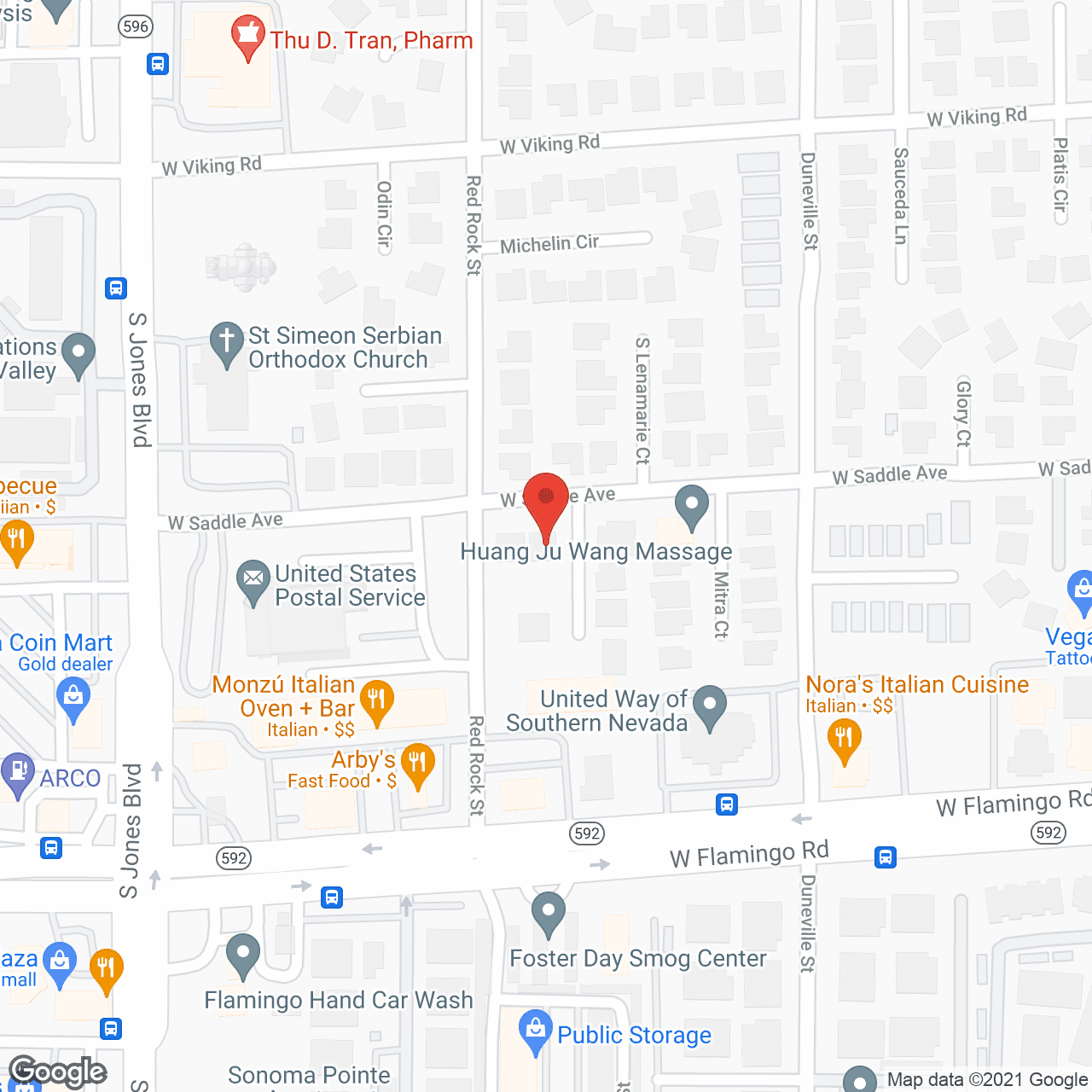 Map of the neighborhood around Ross Senior Residence