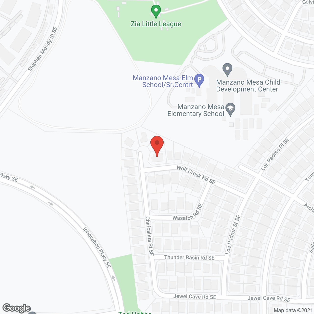 Map of the neighborhood around Willowwood Assisted Living