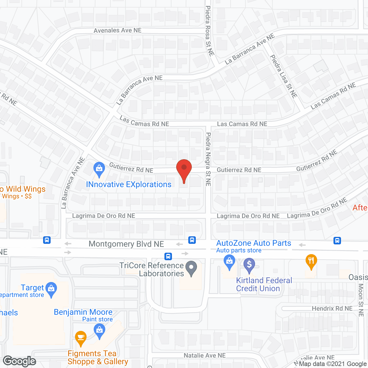 Map of the neighborhood around Enchantment Senior Home Inc