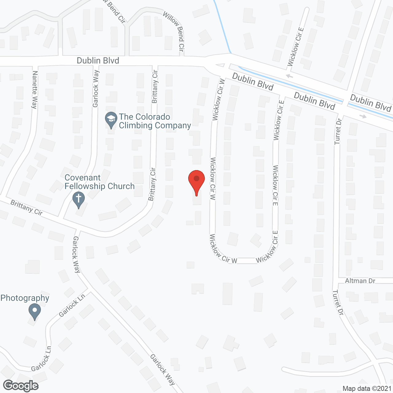 Map of the neighborhood around Guardian Angel Assisted Living