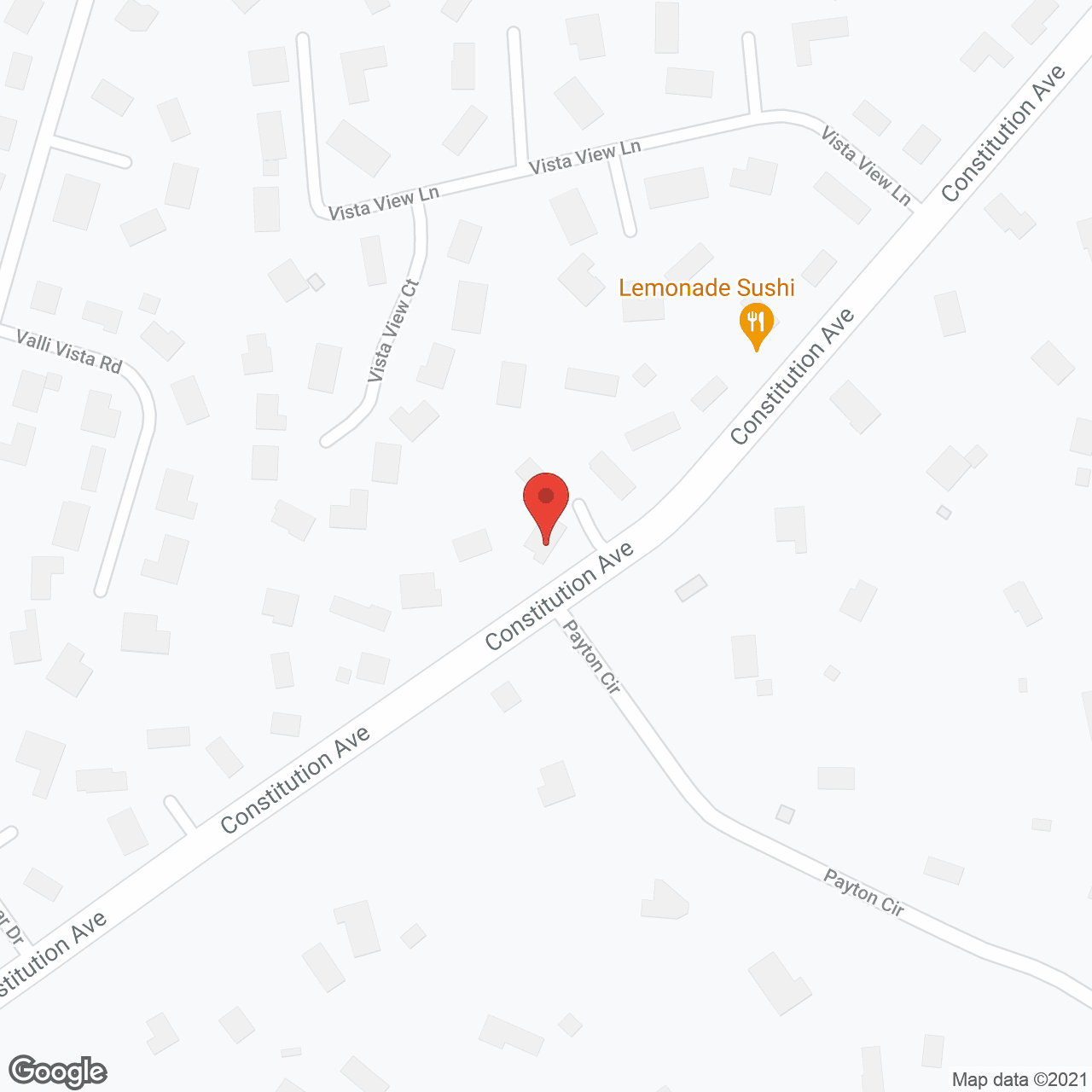 Map of the neighborhood around Life Quality Homes - Oakridge Boutique