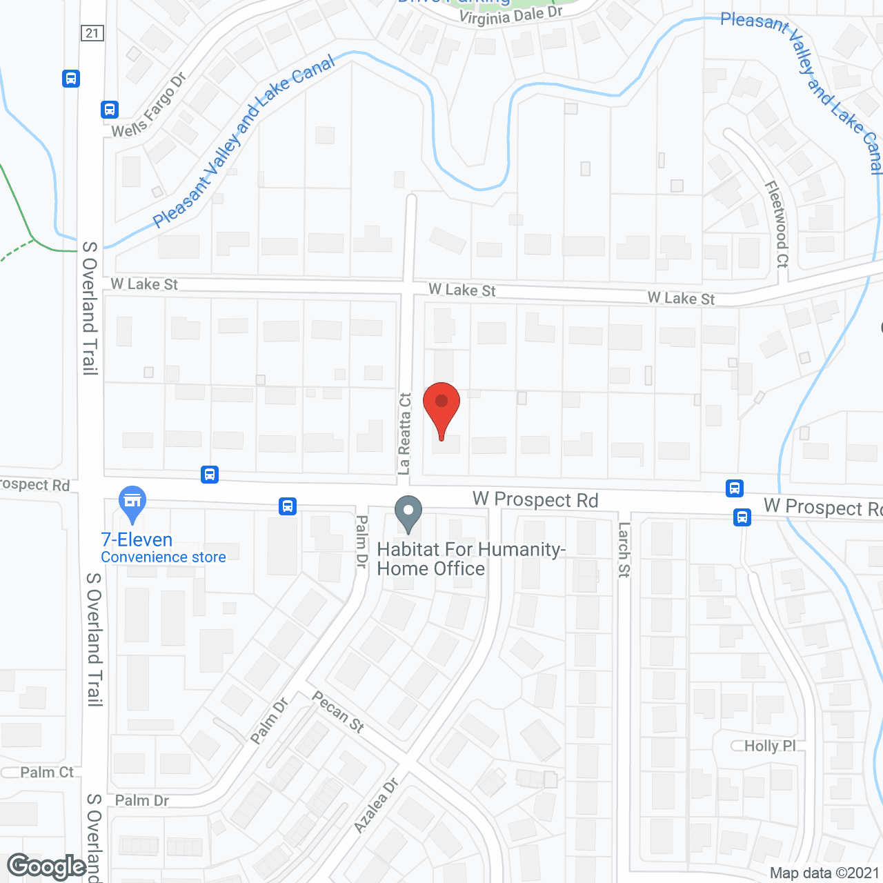 Map of the neighborhood around Shamrock Manor Inc