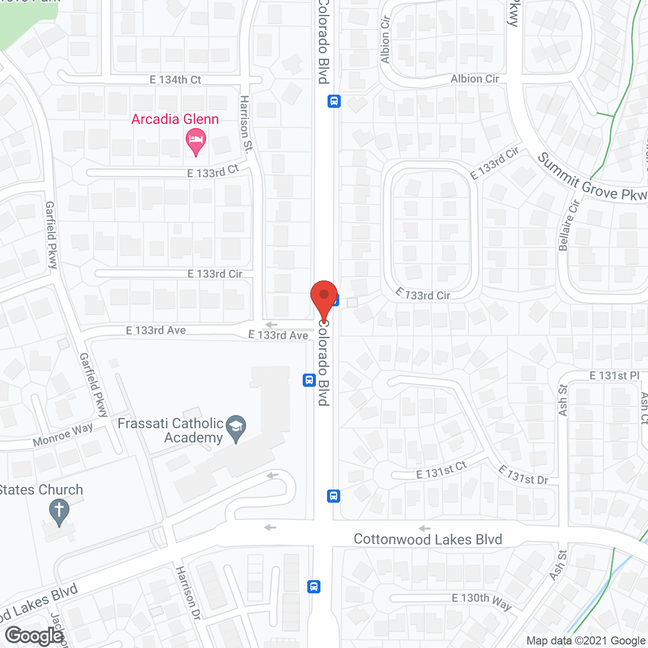 Map of the neighborhood around Dun Eden Assisted Living Vlg