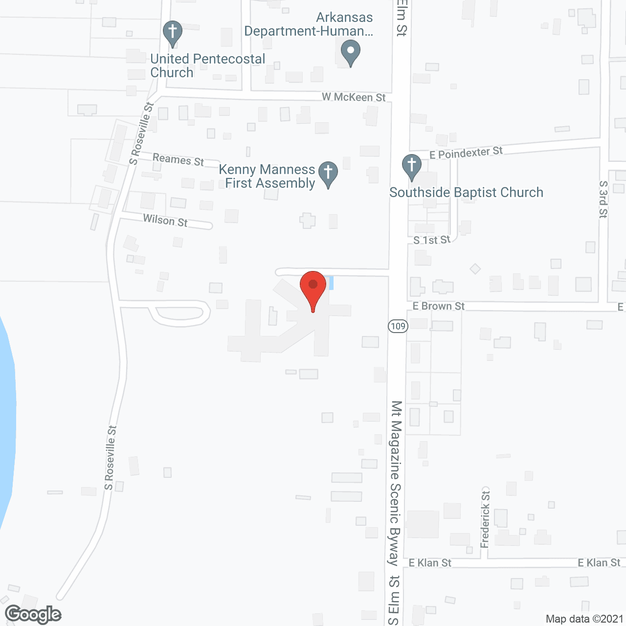 Map of the neighborhood around Paris Health & Rehab