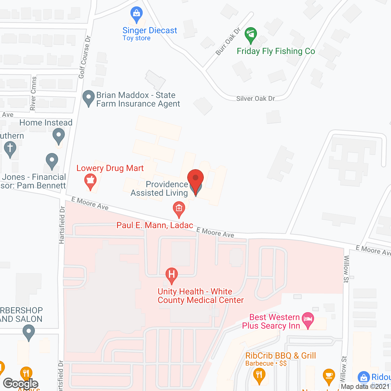 River Oaks Village Assisted Living in google map