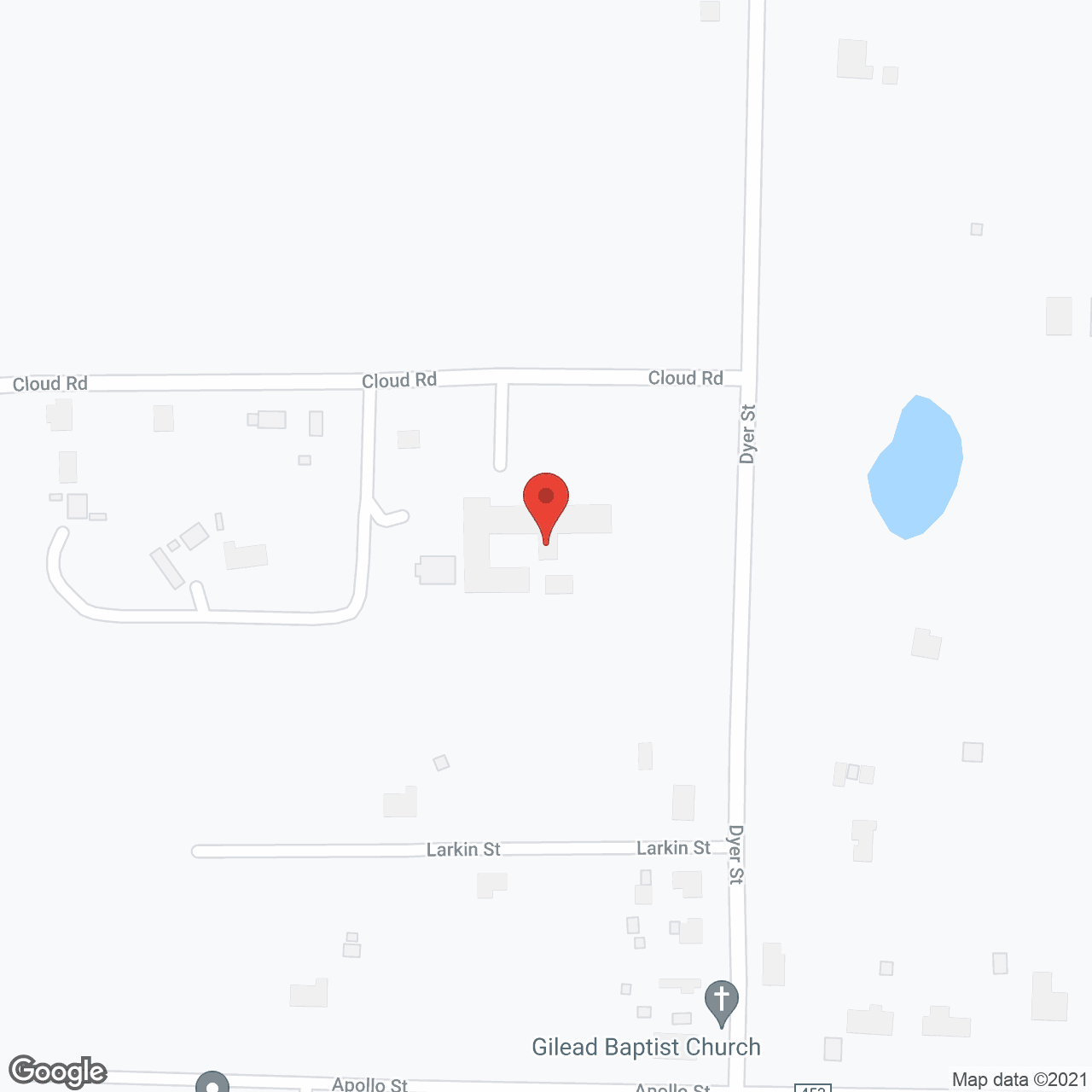 Map of the neighborhood around Malvern Nursing Home