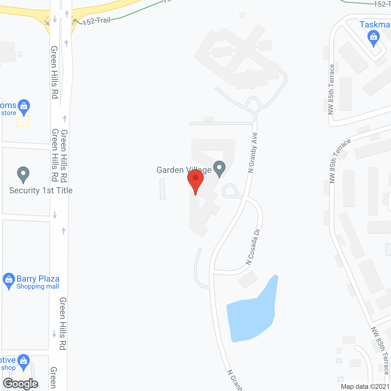 Map of the neighborhood around Holiday Garden Village