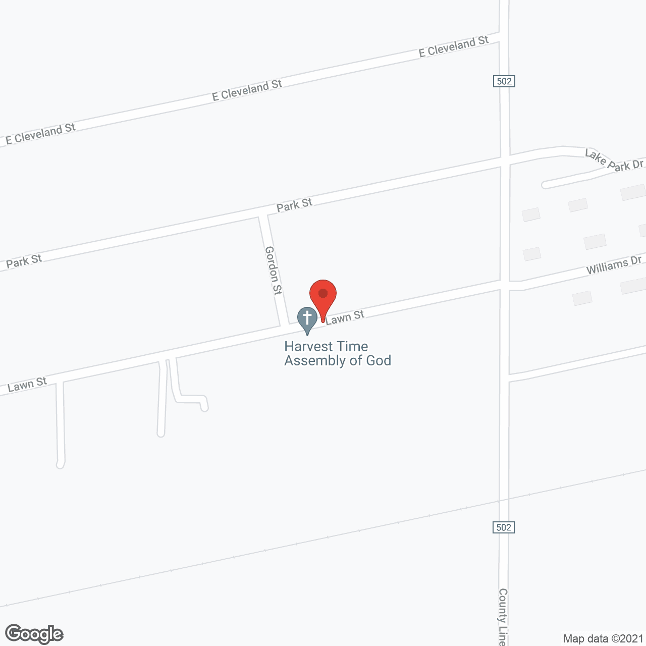 Map of the neighborhood around Bristol Manor of Monroe City