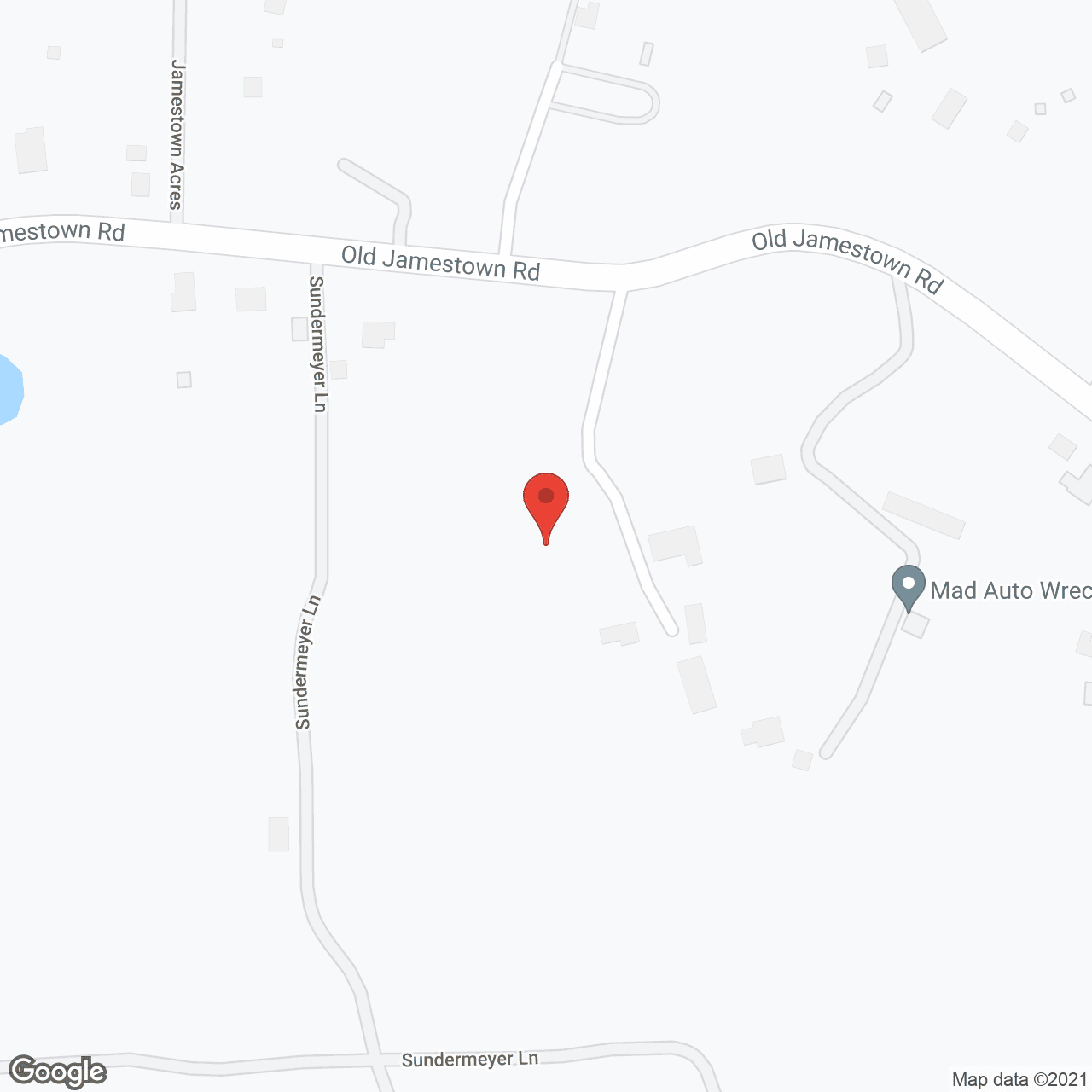 Map of the neighborhood around Converse Boarding Home