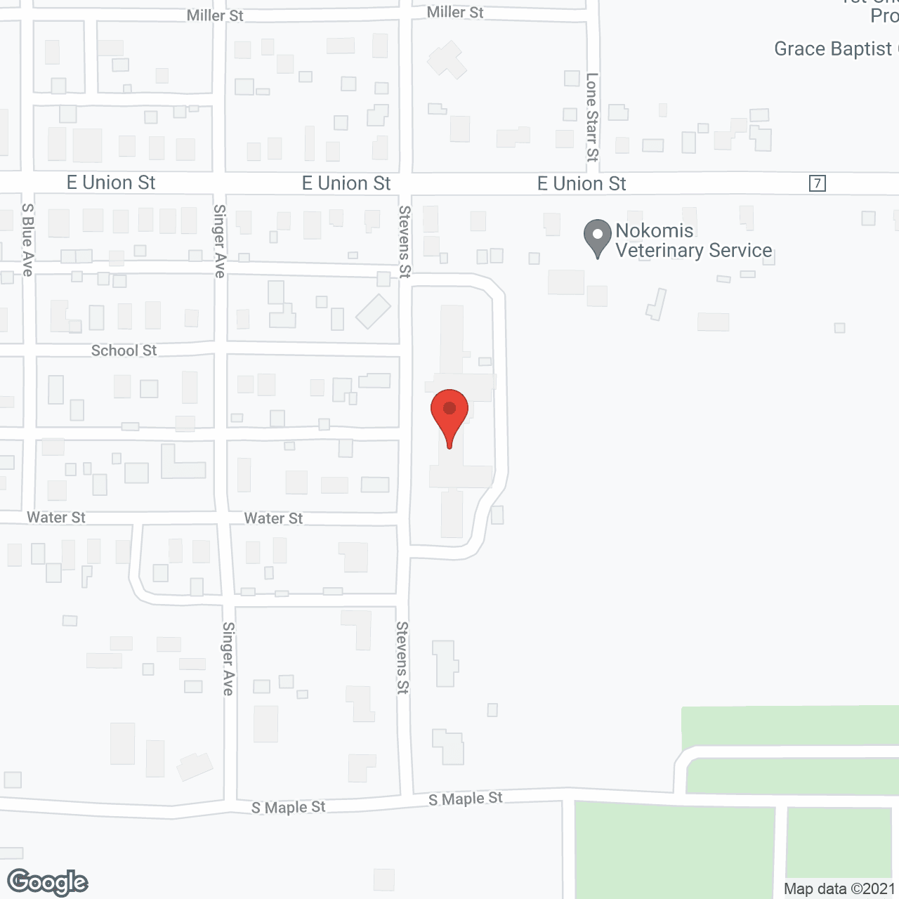 Map of the neighborhood around Nokomis Golden Manor Inc