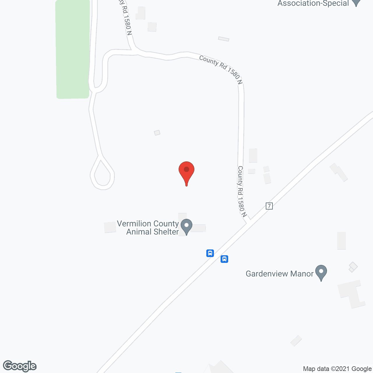 Map of the neighborhood around Vermilion Manor Nursing Home