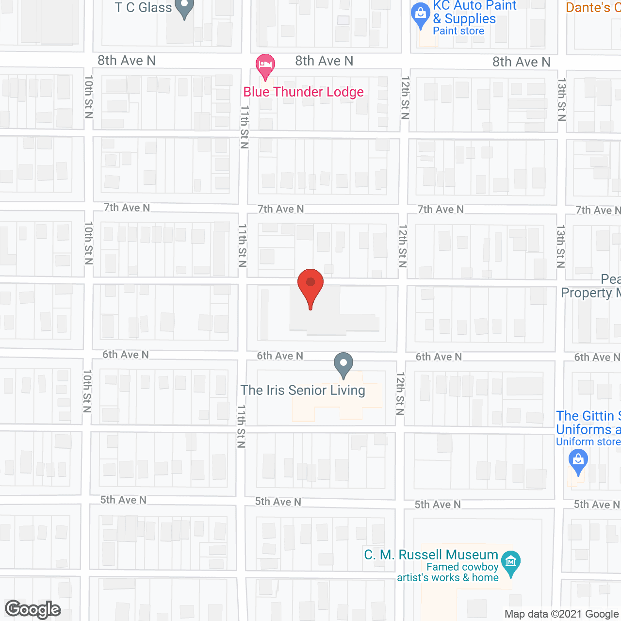 Map of the neighborhood around Cambridge Court - Great Falls