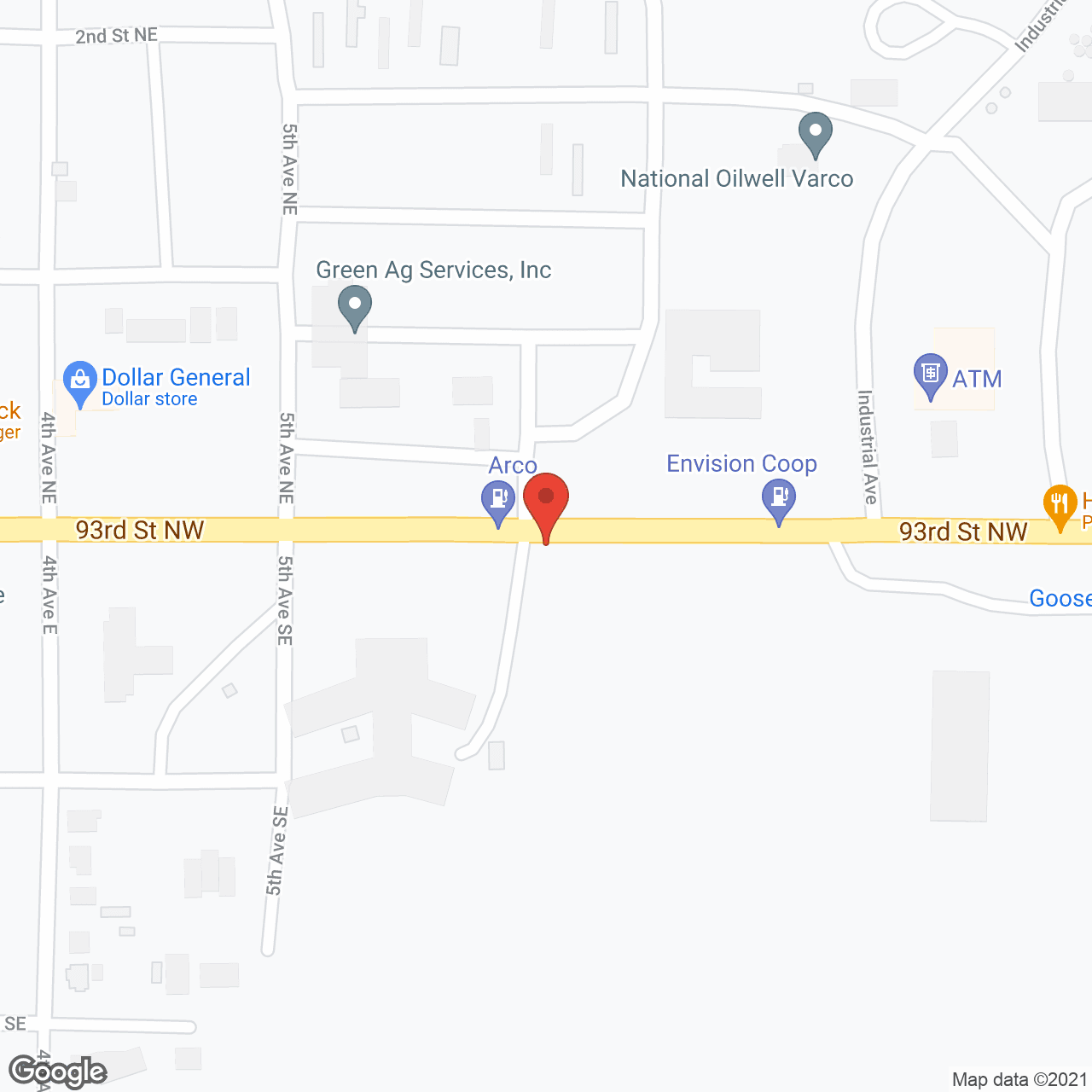 Map of the neighborhood around Good Samaritan Society-Mohall