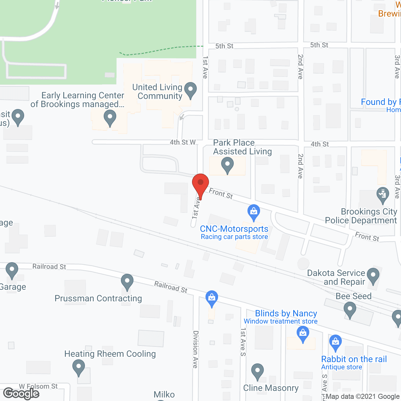 Park Place Assisted Living in google map