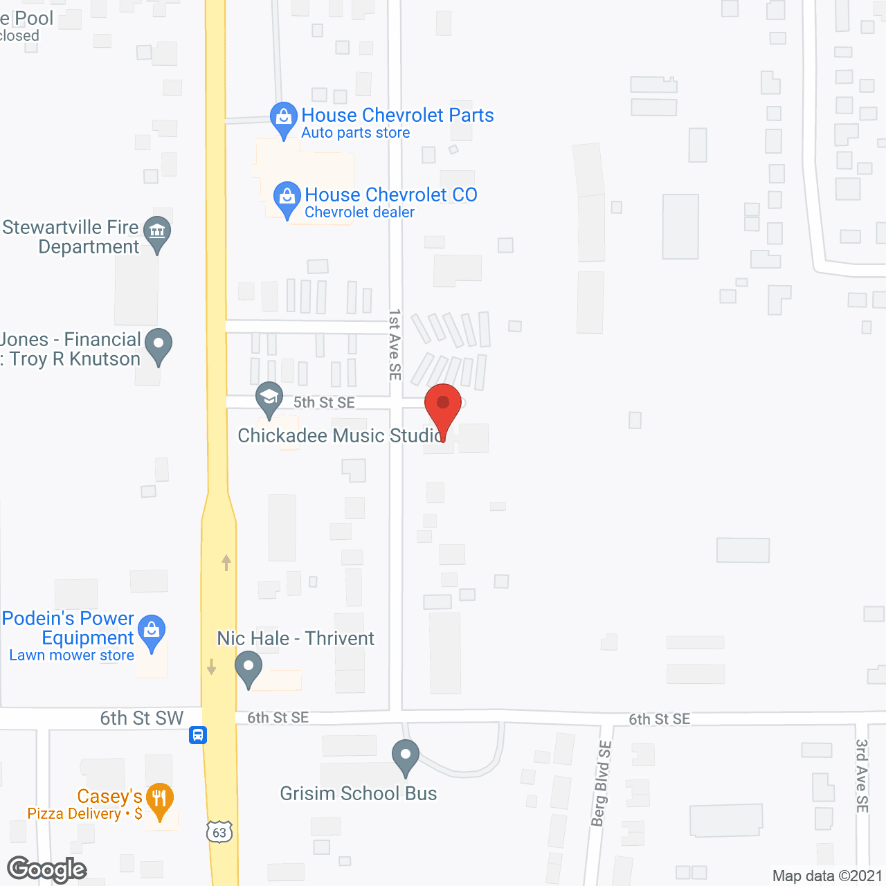 Map of the neighborhood around Garden Cottage Assisted Living
