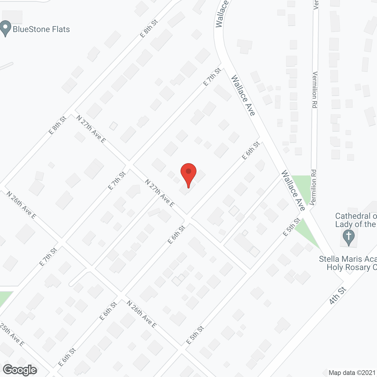 Map of the neighborhood around Heritage Haven Inc