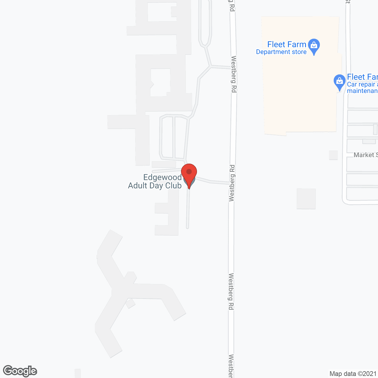 Map of the neighborhood around Edgewood Vista - Hermantown