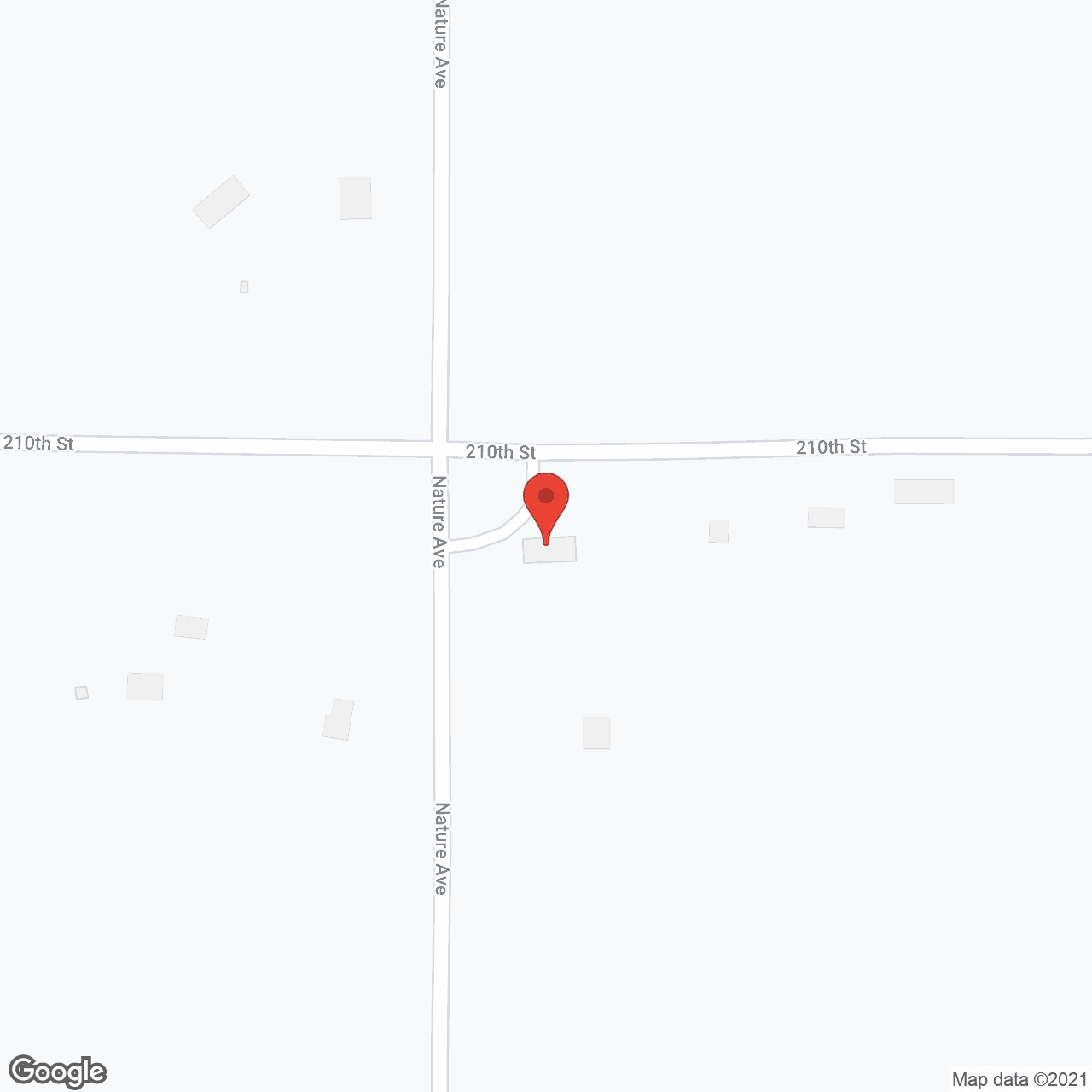 Map of the neighborhood around Orville and Ethel Lambert Home