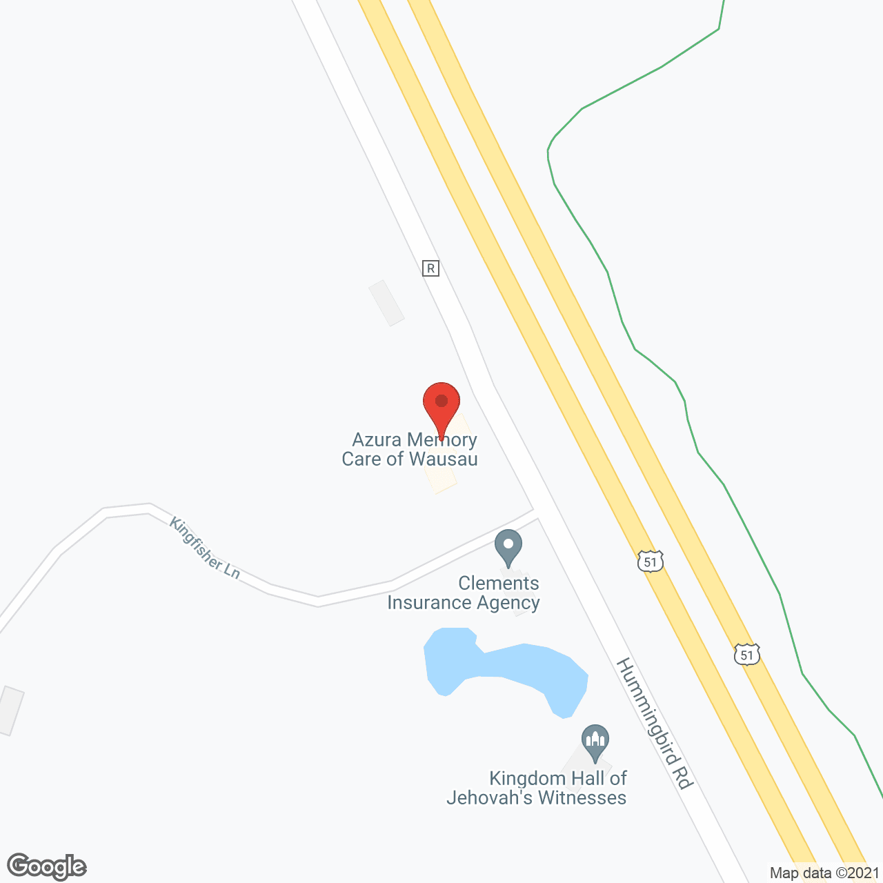 Map of the neighborhood around Azura Memory Care of Wausau