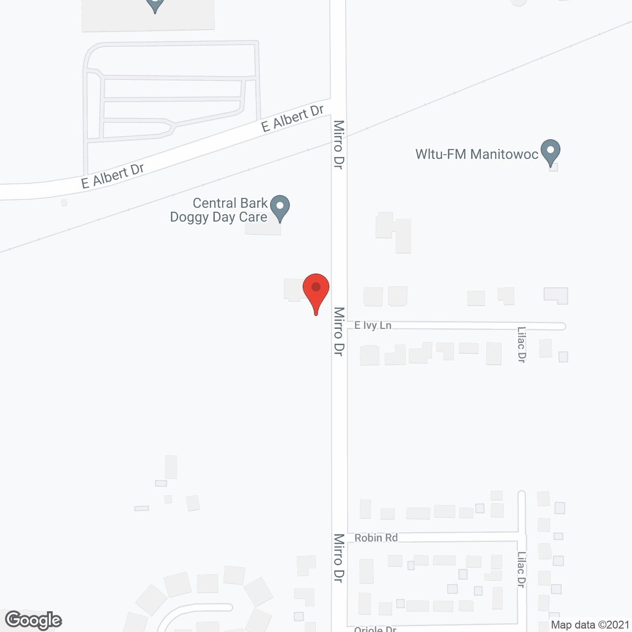 Map of the neighborhood around Care Partners Assisted Living-Manitowoc