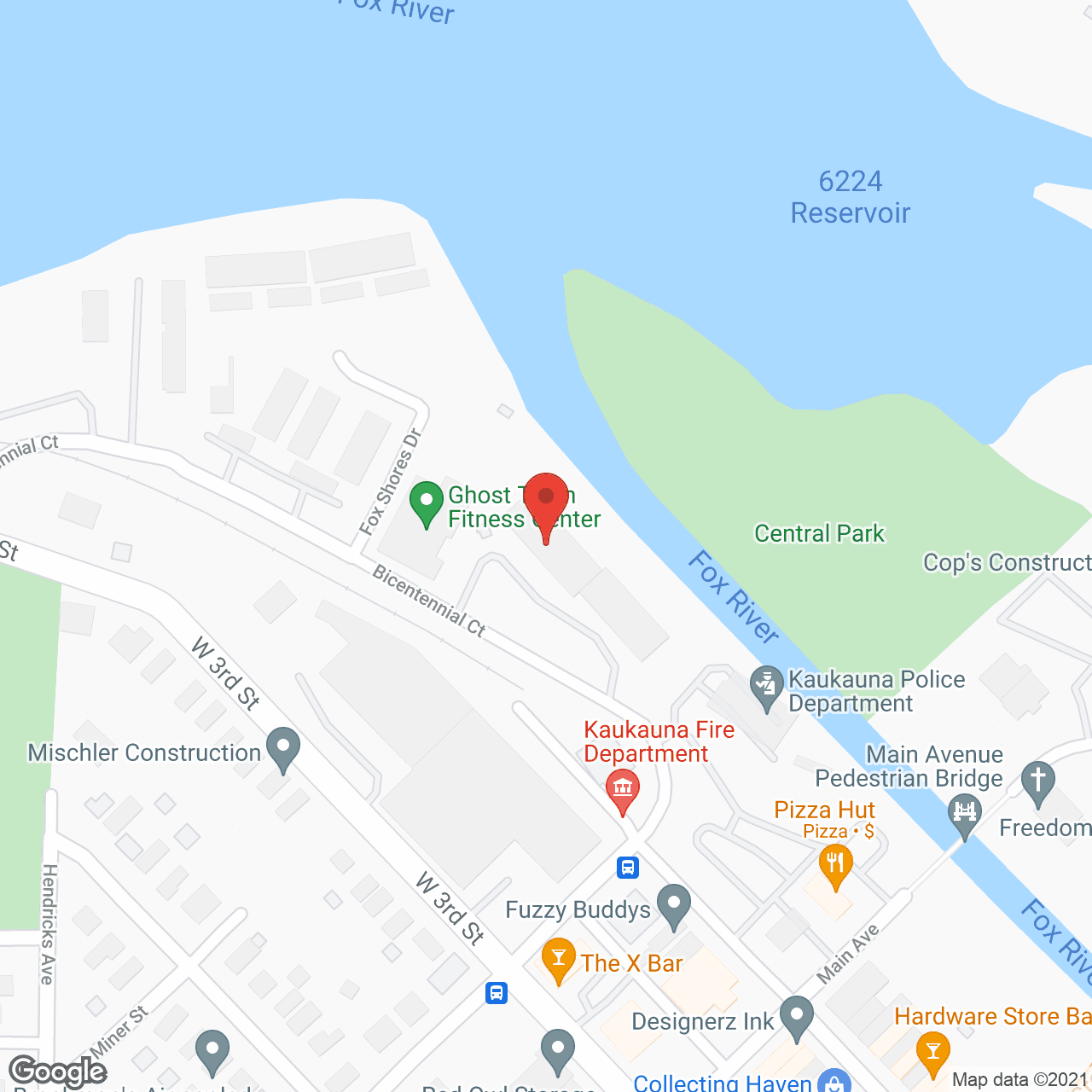 Map of the neighborhood around Round House Manor