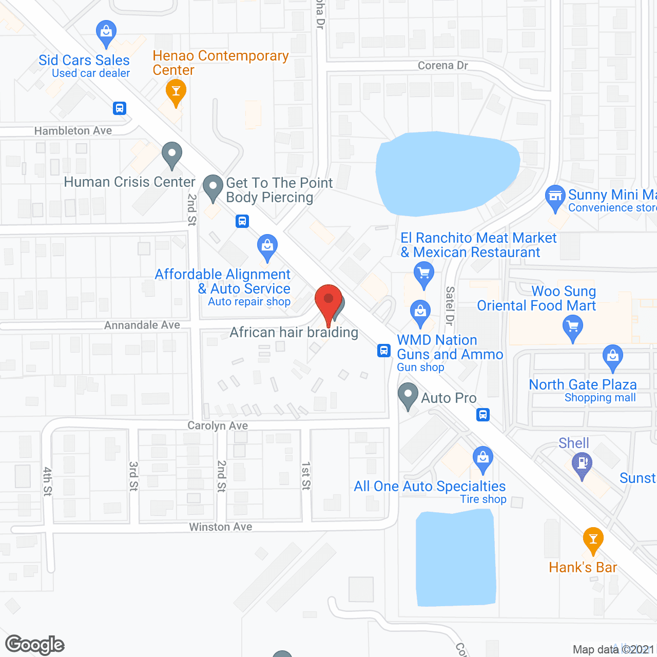 Map of the neighborhood around Nursing Connection Inc