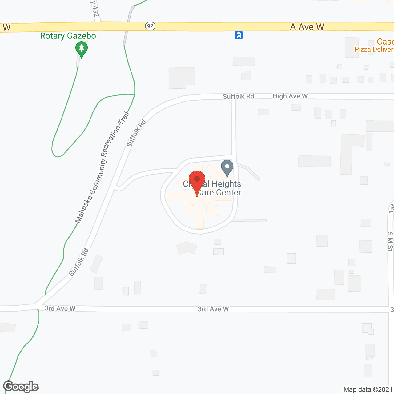 Map of the neighborhood around Pleasant Park Estates