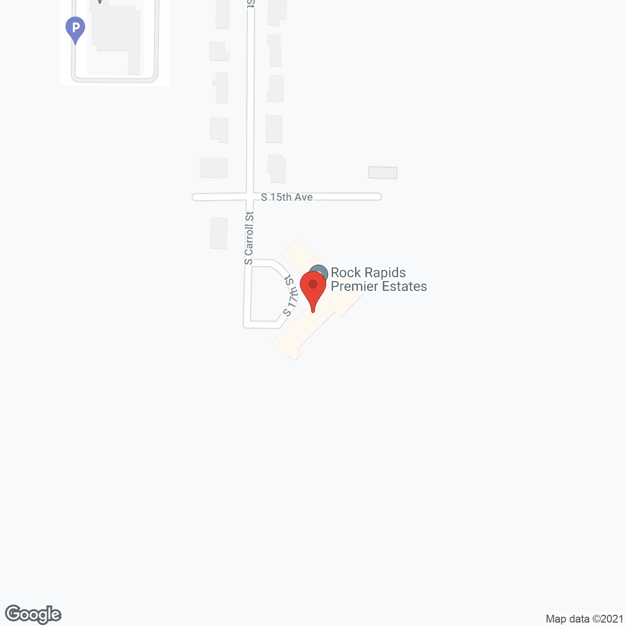 Map of the neighborhood around Rock Rapids Pe, LLC