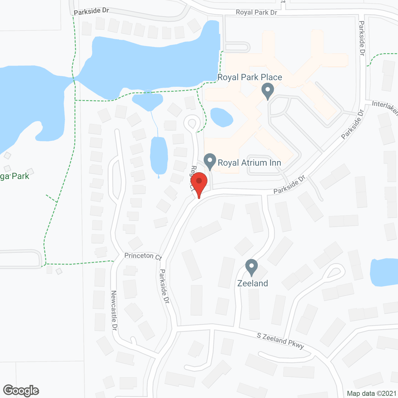 Map of the neighborhood around Royal Atrium Inn