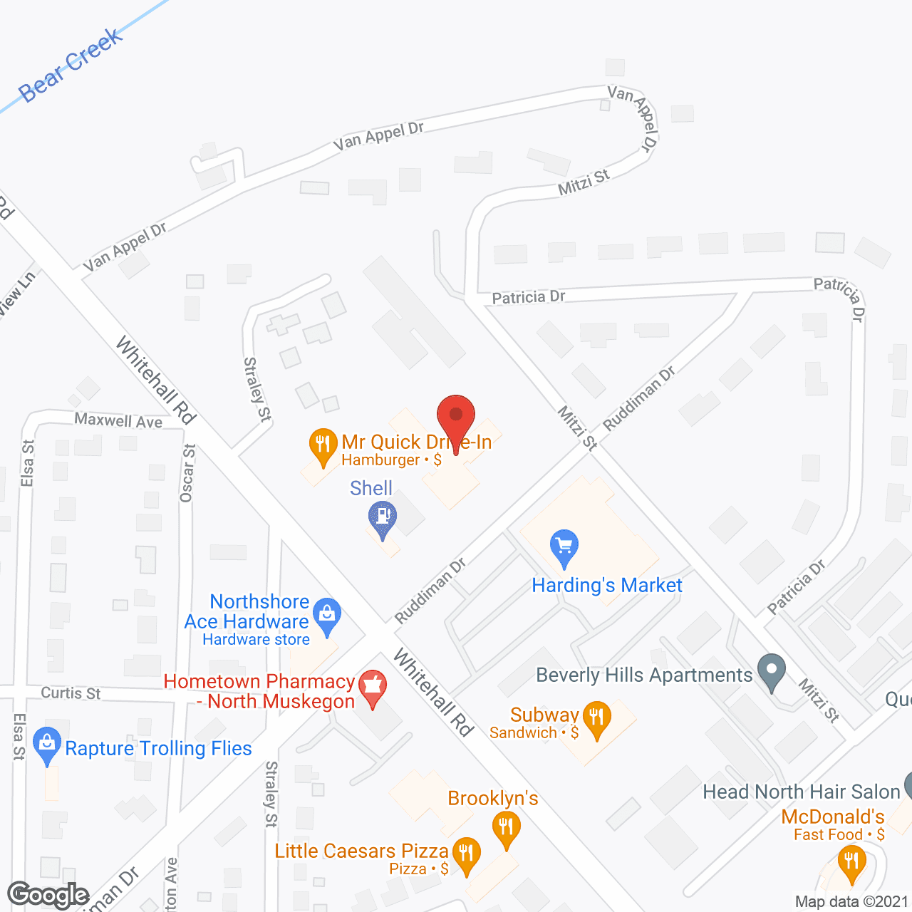 Map of the neighborhood around Robbinswood Northcrest Campus