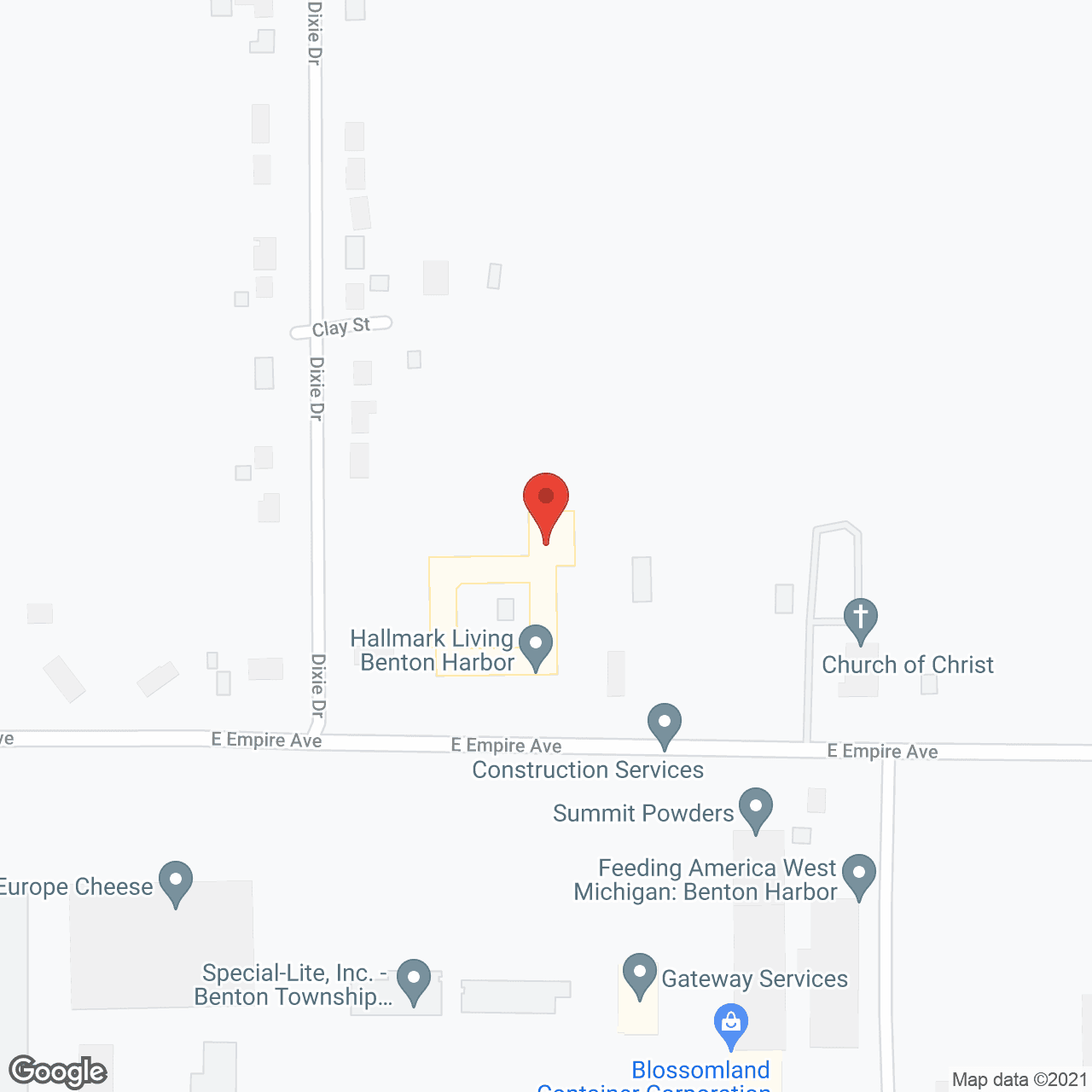 Map of the neighborhood around Servicemaster Rehabilitation