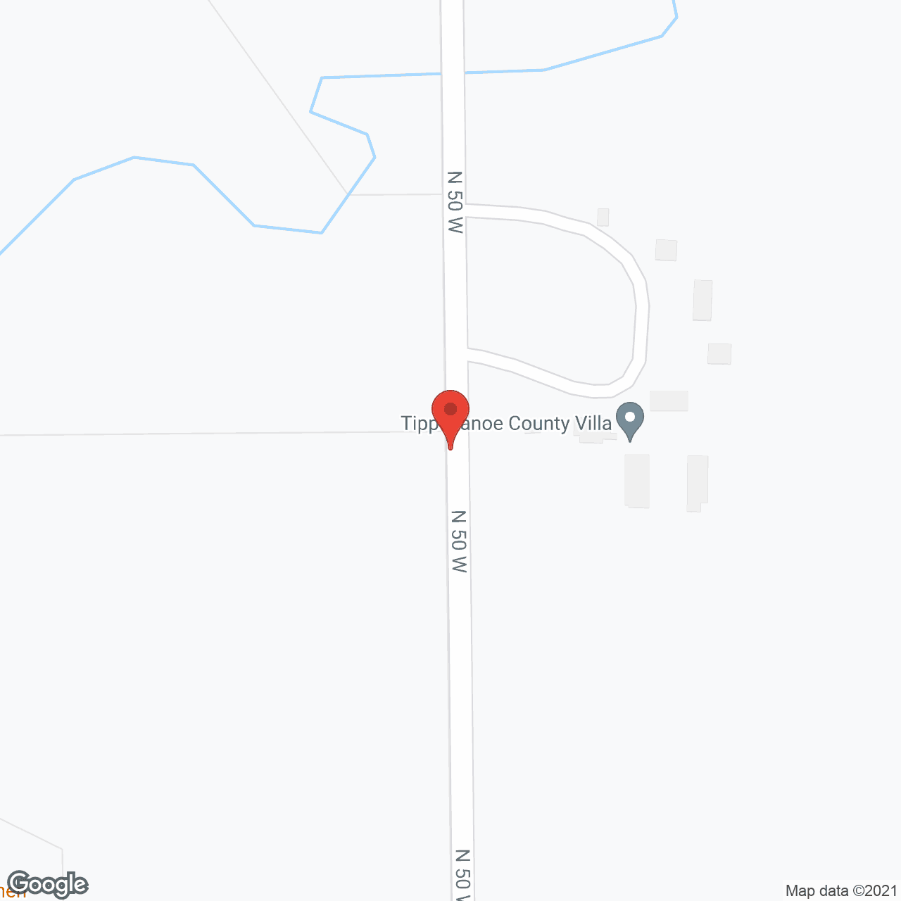 Map of the neighborhood around Tippecanoe Villa
