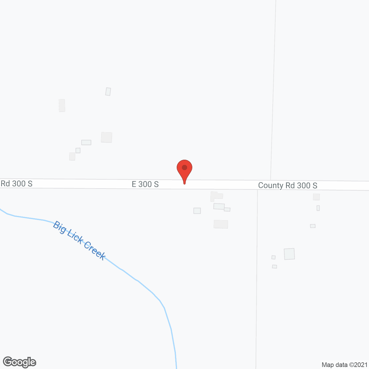 Map of the neighborhood around Miller's Merry Manor