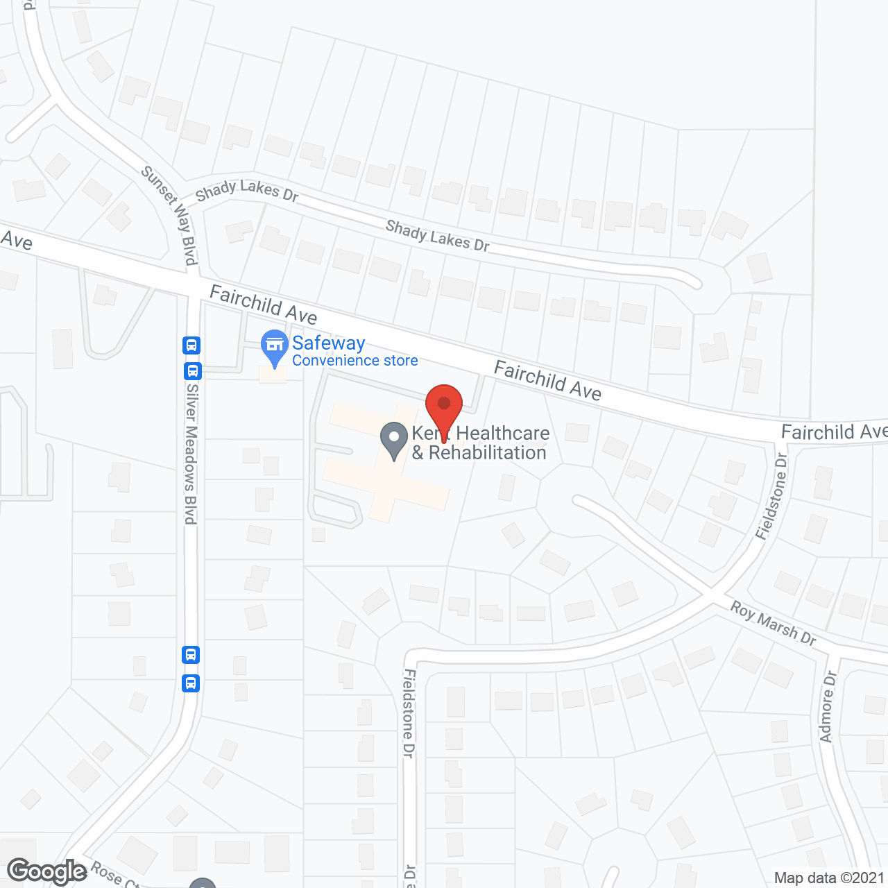 Map of the neighborhood around Kent Healthcare Center