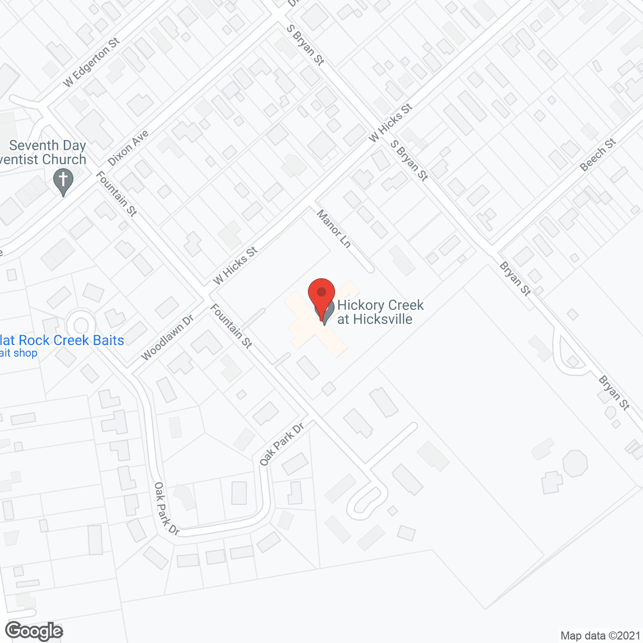 Map of the neighborhood around Fountain Manor Care Ctr