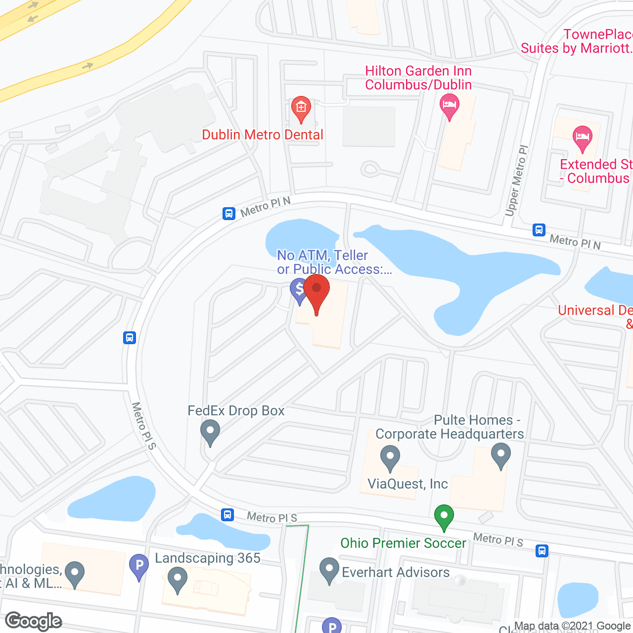 Map of the neighborhood around Arbor Health Care Co