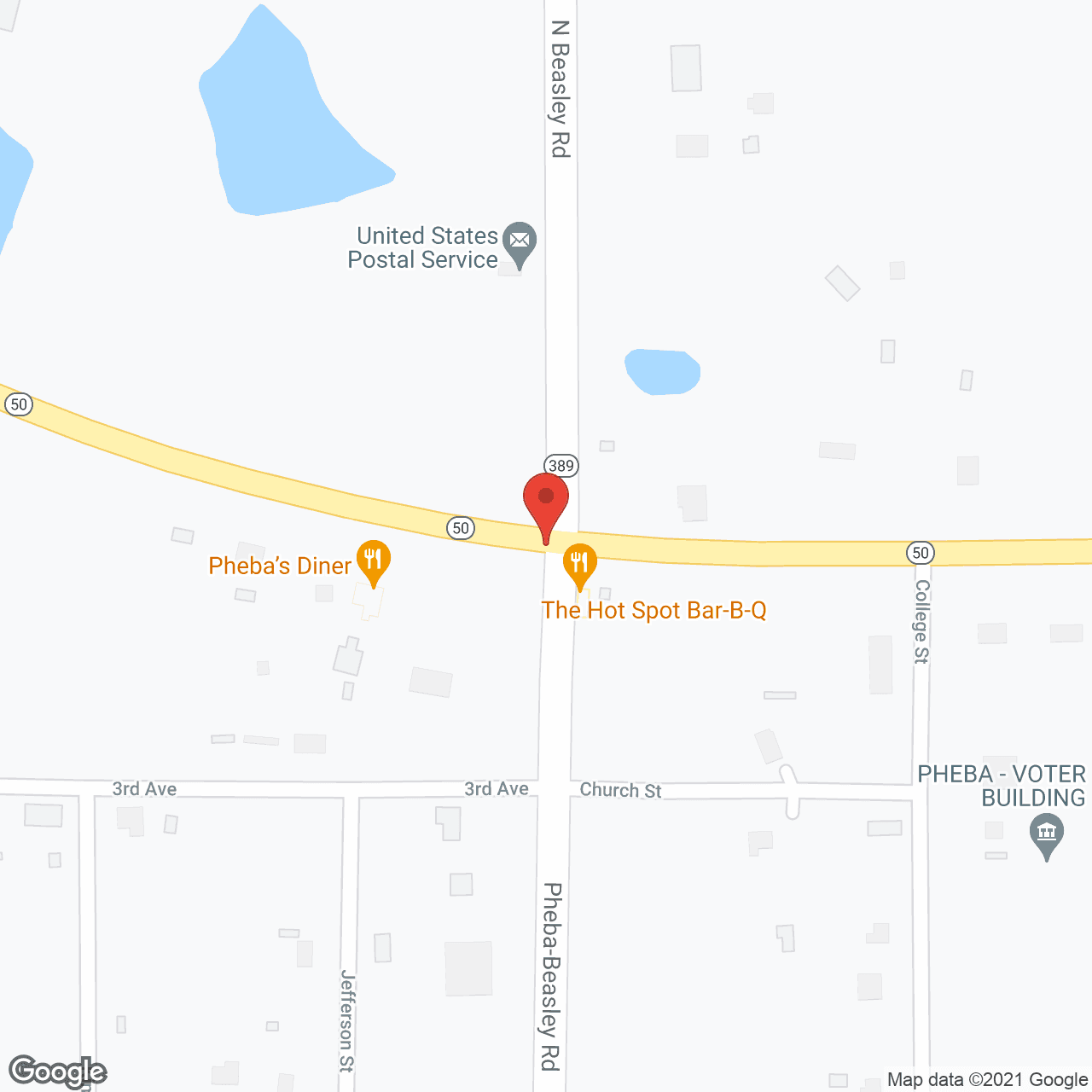Map of the neighborhood around Fondren's Personal Care Home