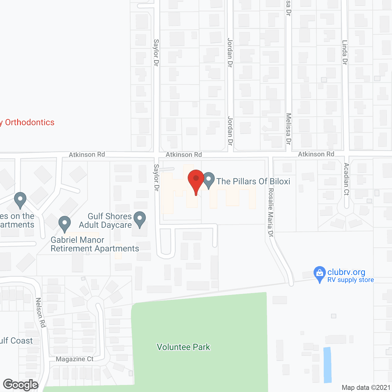 Map of the neighborhood around Kare Centre