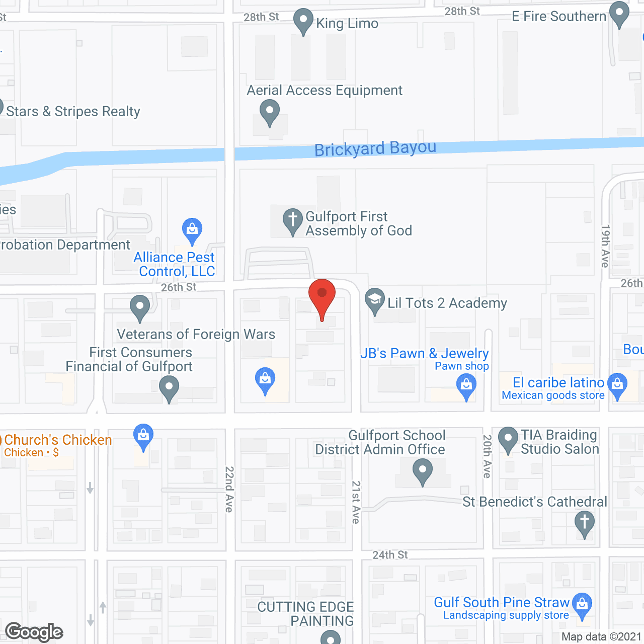 Map of the neighborhood around Alpha Personal Care