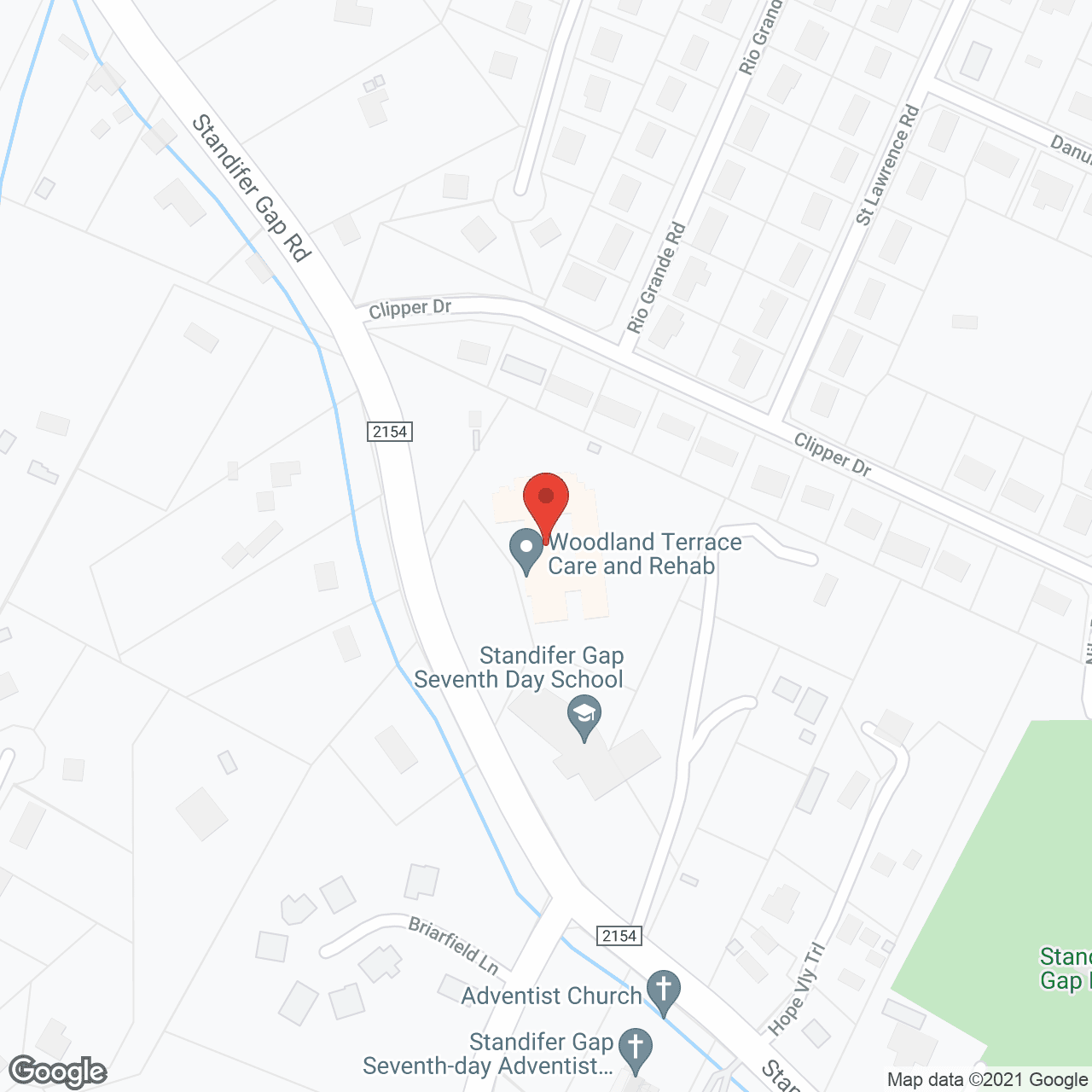 Map of the neighborhood around Consulate