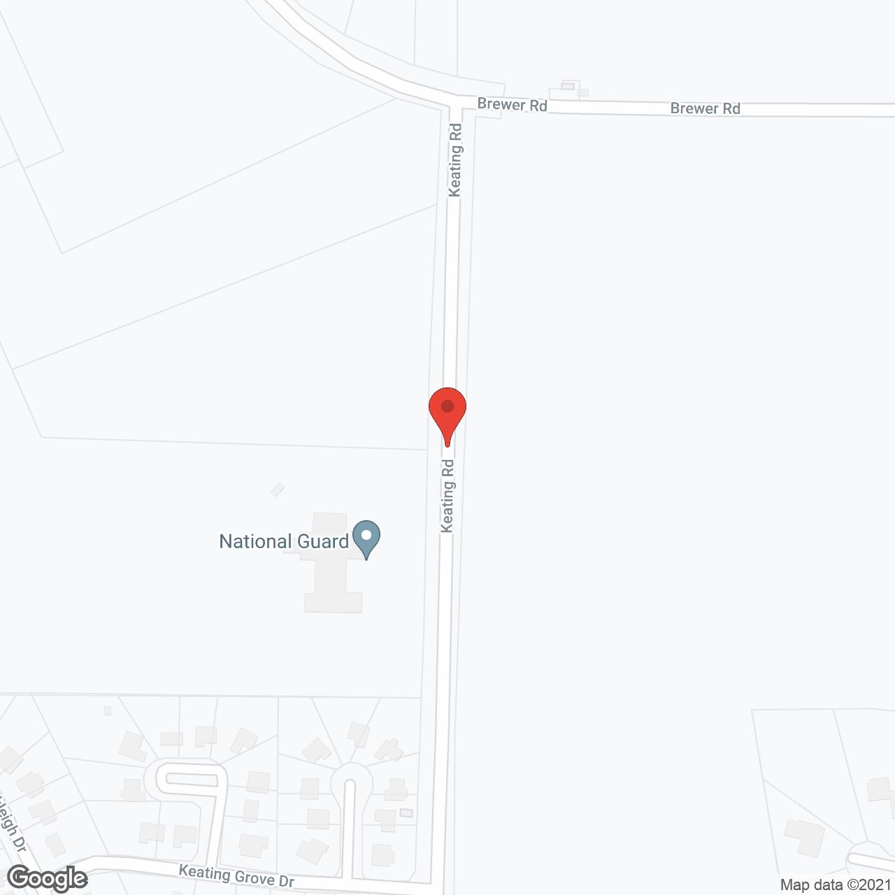 Map of the neighborhood around Azalea Commons of Batesville