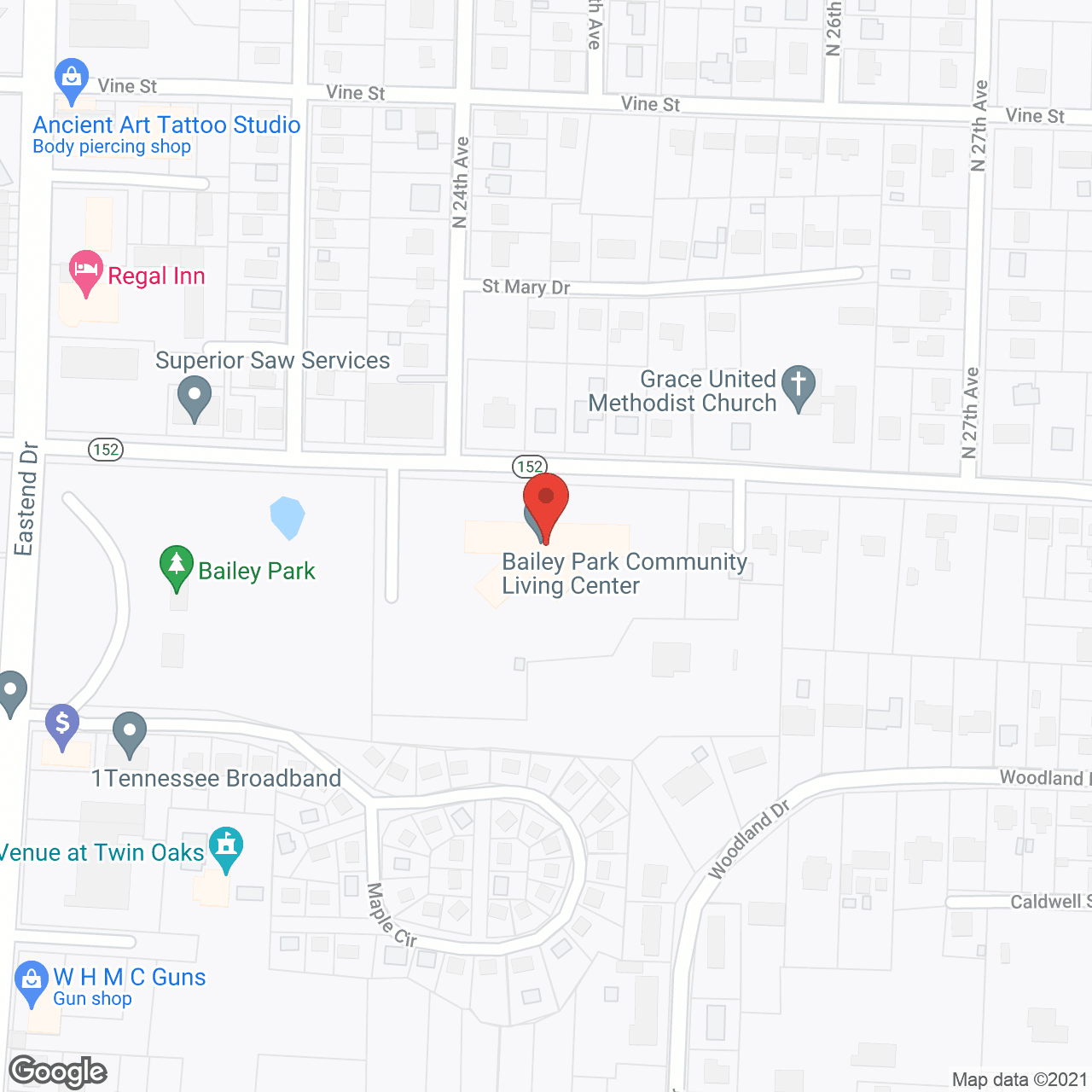 Park View Nursing & Rehab in google map